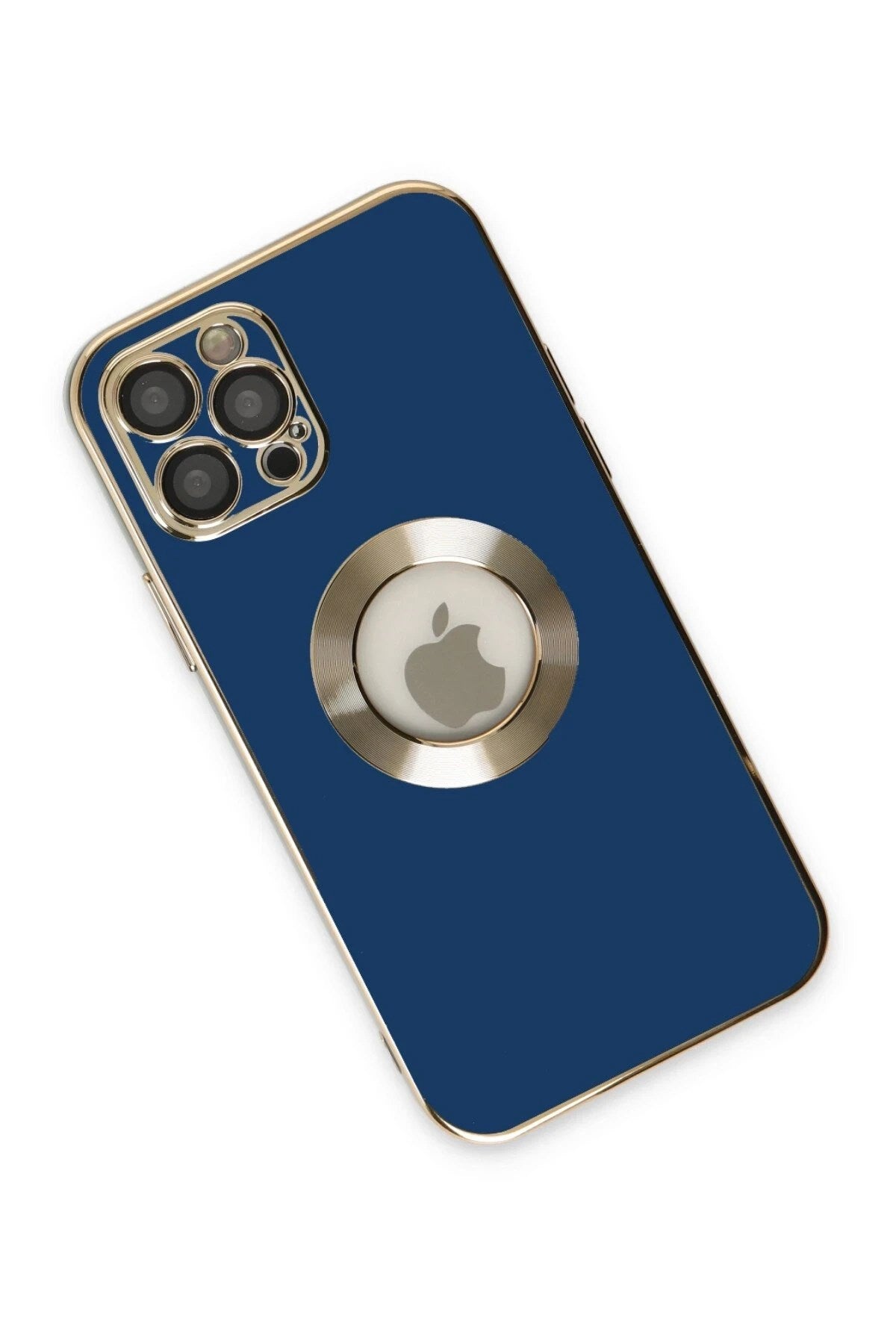 Mey İthalat® iPhone 12 Pro Kılıf Store Silikon - Mavi