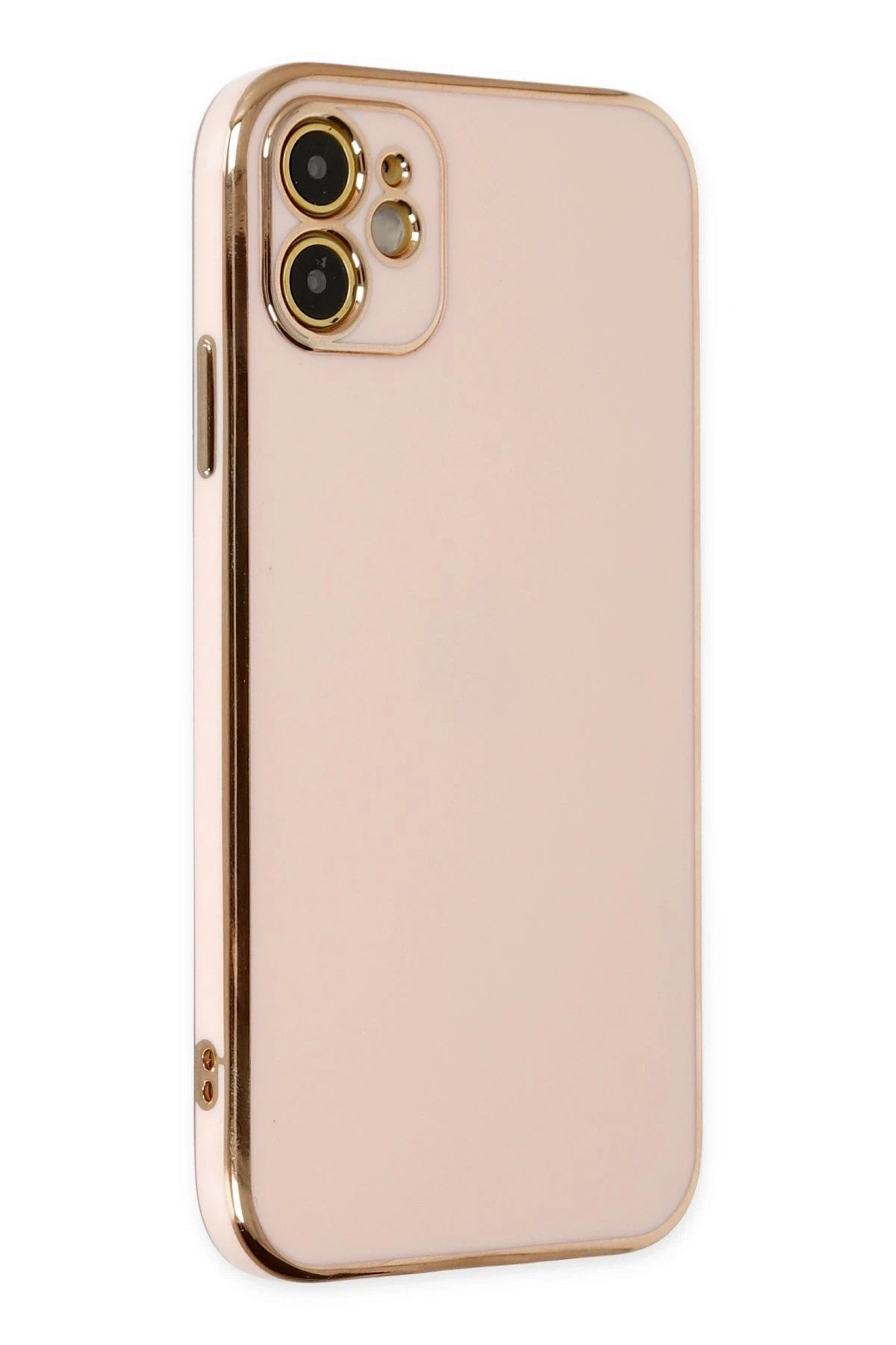 Mey İthalat® iPhone 12 Kılıf Volet Silikon - Pembe