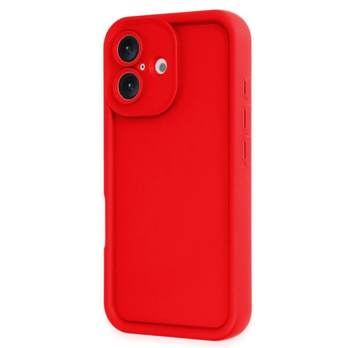 Mey İthalat® iPhone 16 Kılıf Viera Silikon - Kırmızı