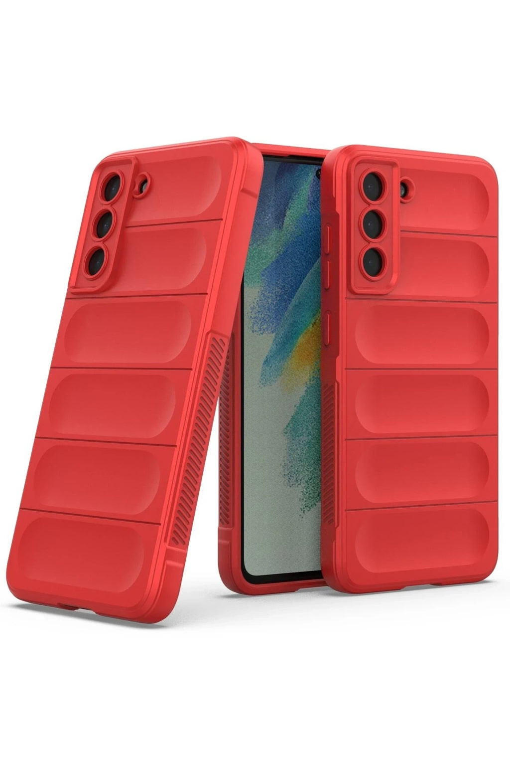Mey İthalat® Samsung Galaxy S22 Plus Kılıf Optimum Silikon - Kırmızı