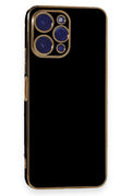 Mey İthalat® Poco M6 Pro 5G Kılıf Volet Silikon - Siyah