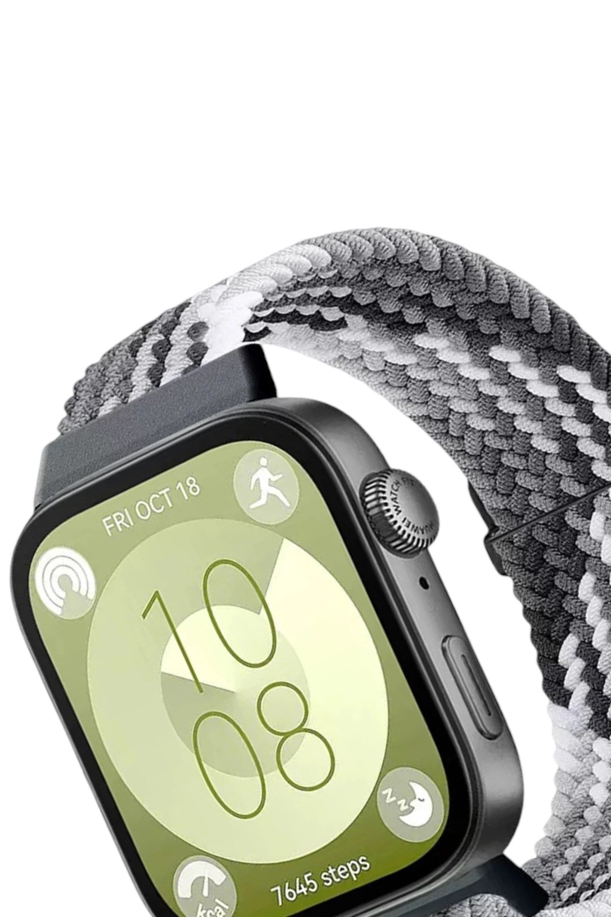 Mey İthalat® Huawei Fit 4 Star Kordon - Gri-Siyah