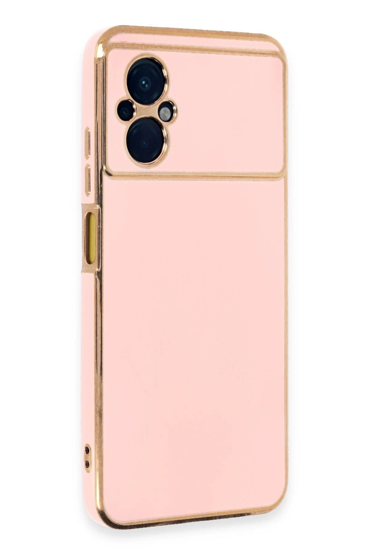 Mey İthalat® Poco M5 Kılıf Volet Silikon - Pembe