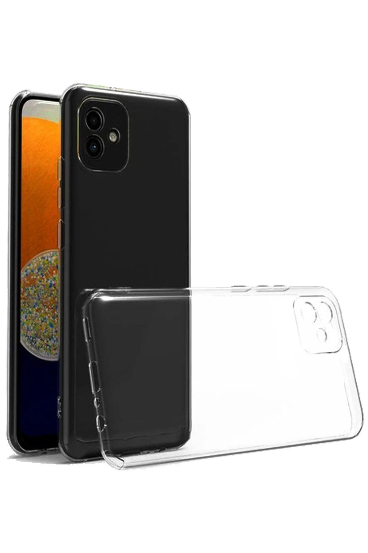 Mey İthalat® Samsung Galaxy A05 Kılıf Lüx Şeffaf Silikon