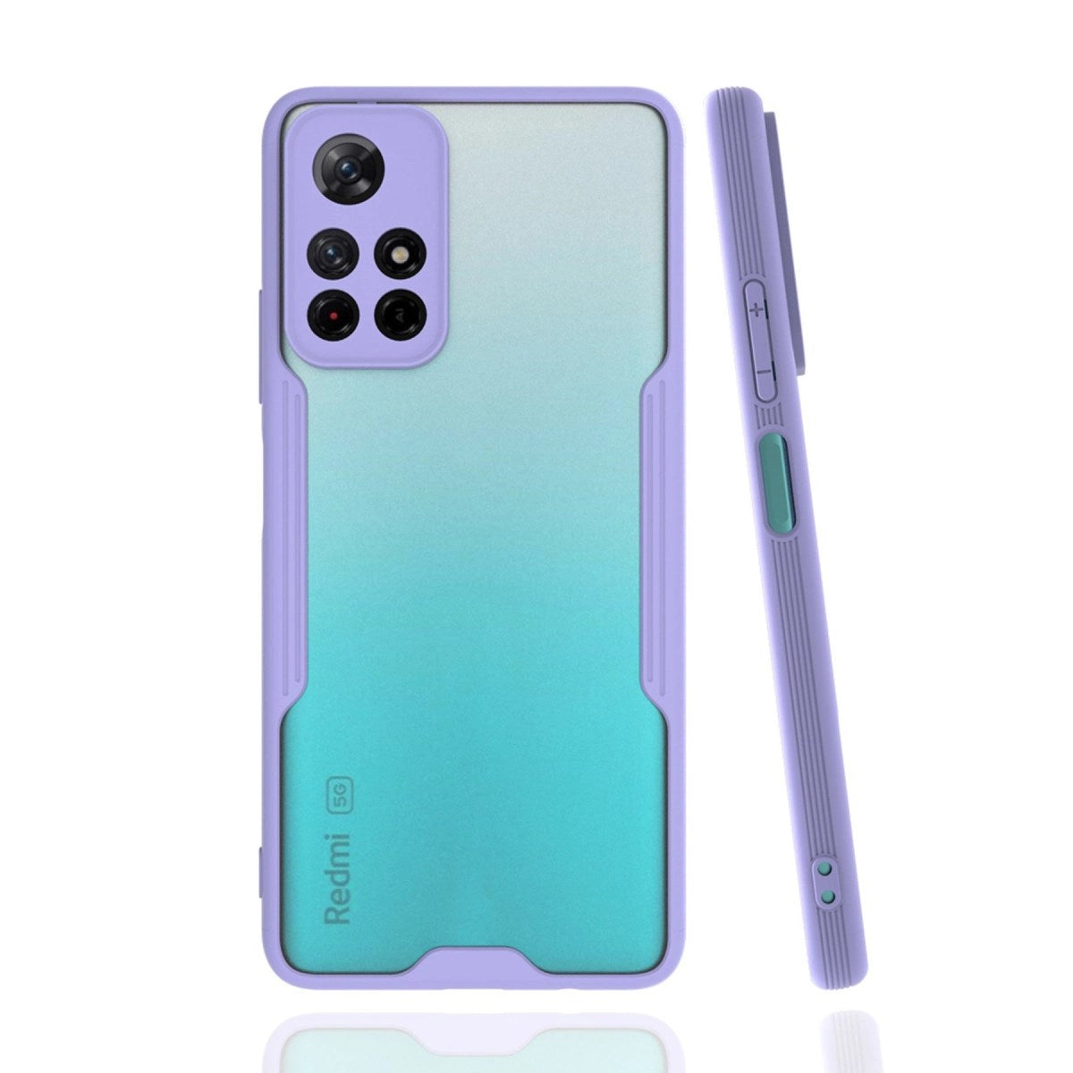 Mey İthalat® Redmi Note 11T Kılıf Platin Silikon - Lila