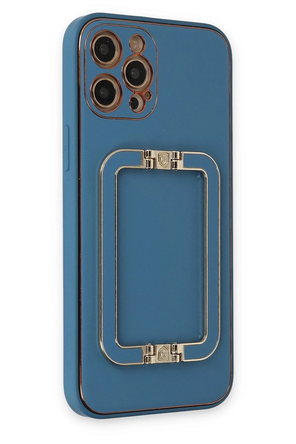 Mey İthalat® iPhone 12 Pro Kılıf Coco Elit Kapak - Mavi
