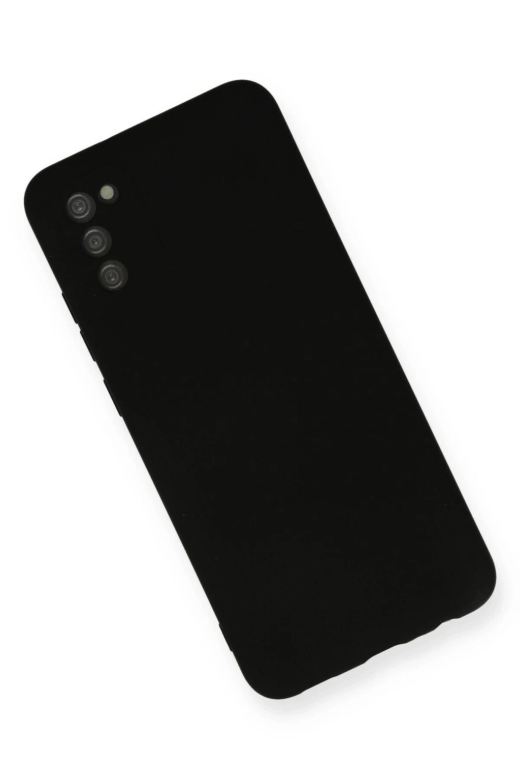 Mey İthalat® Samsung Galaxy A03S Kılıf Nano içi Kadife Silikon - Siyah