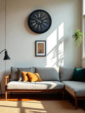 Black Noble 40 Cm Metal Modern Duvar Saati