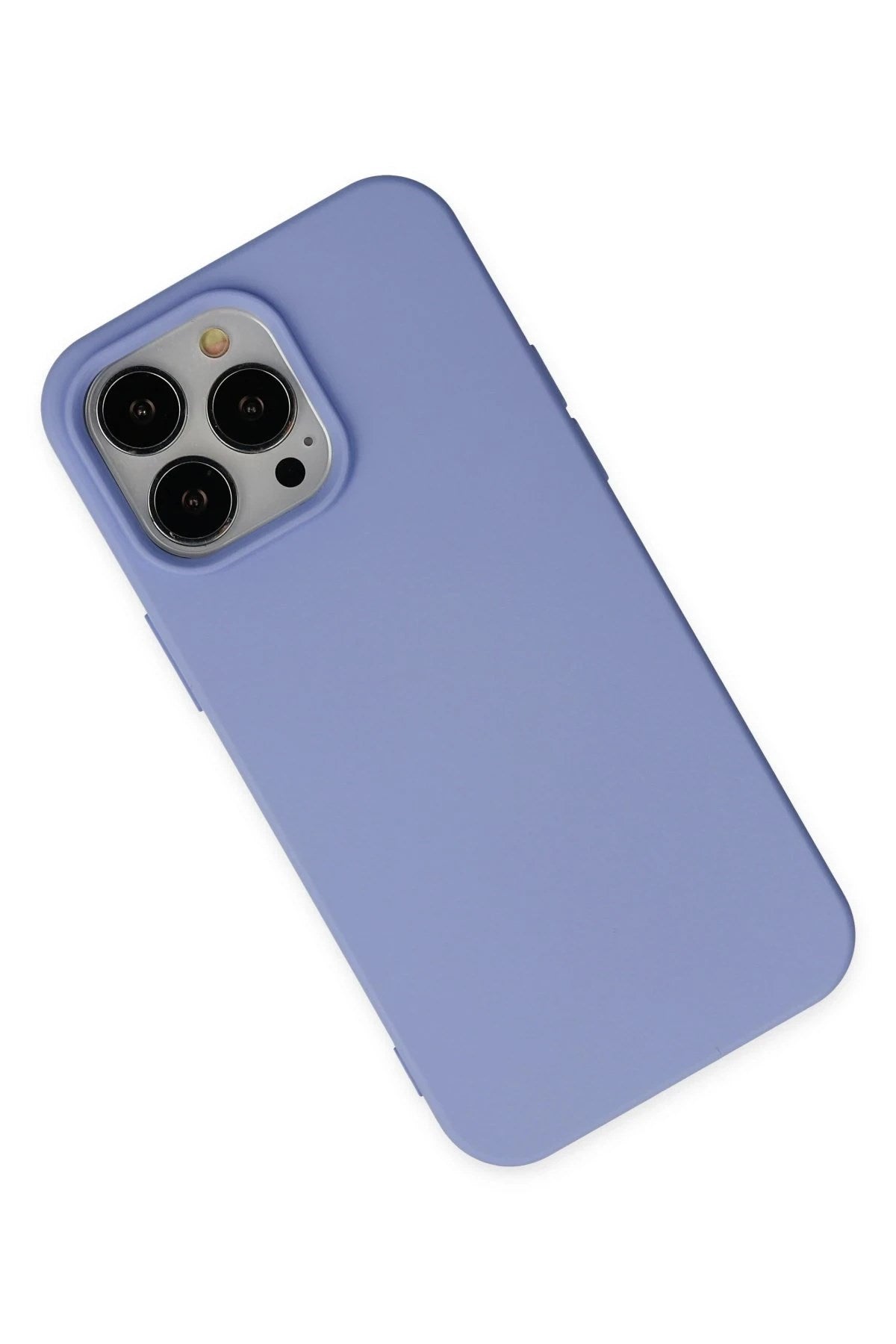Mey İthalat® iPhone 14 Pro Max Kılıf Nano içi Kadife Silikon - Lila