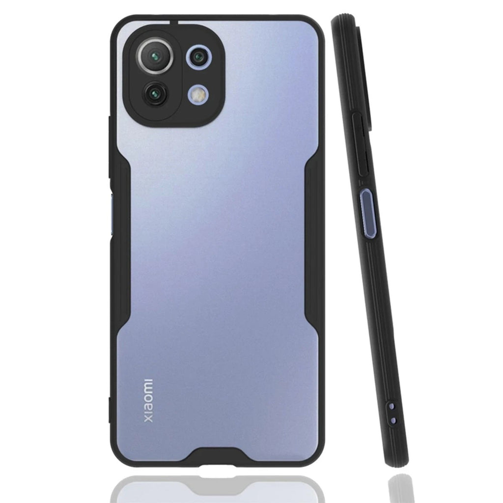 Mey İthalat® Mİ 11 Lite Kılıf Platin Silikon - Siyah