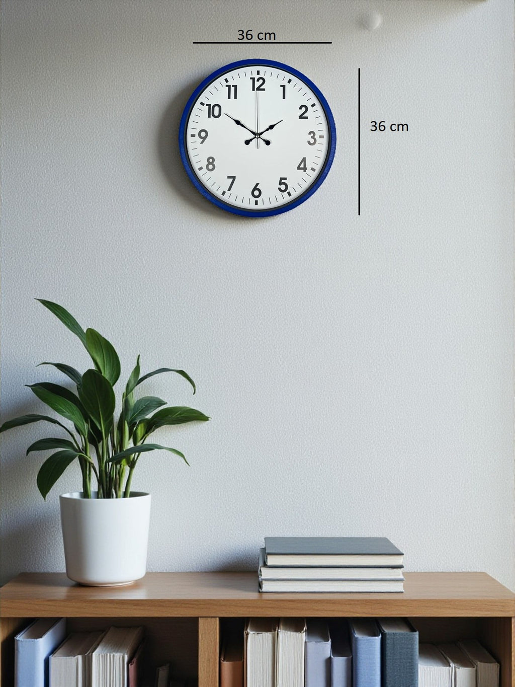 36 Cm Lacivert Standart Duvar Saati