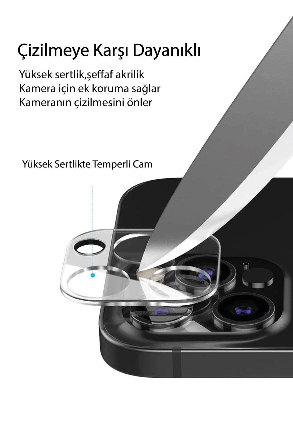 Mey İthalat® Redmi Note 13 Pro 5G Kamera Lens Koruma Cam