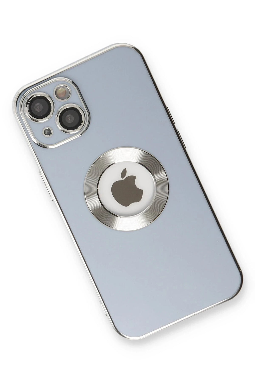 Mey İthalat® iPhone 14 Plus Kılıf Store Silikon - Sierra Blue