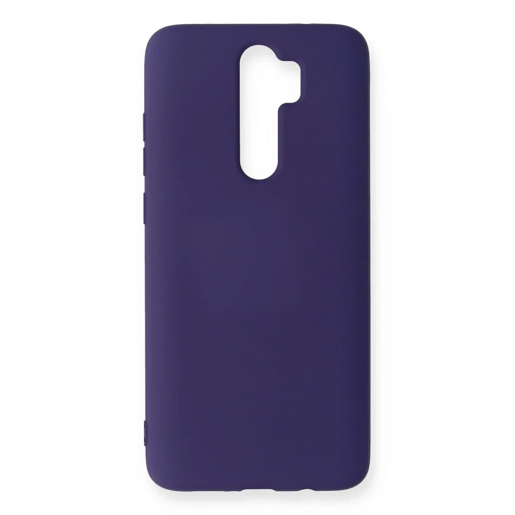 Mey İthalat® Redmi Note 8 Pro Kılıf Nano içi Kadife Silikon - Mor