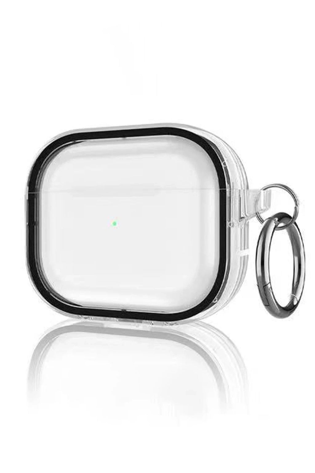 Mey İthalat® Airpods Pro 2 (2.nesil) Shiny Şeffaf Kılıf - Siyah