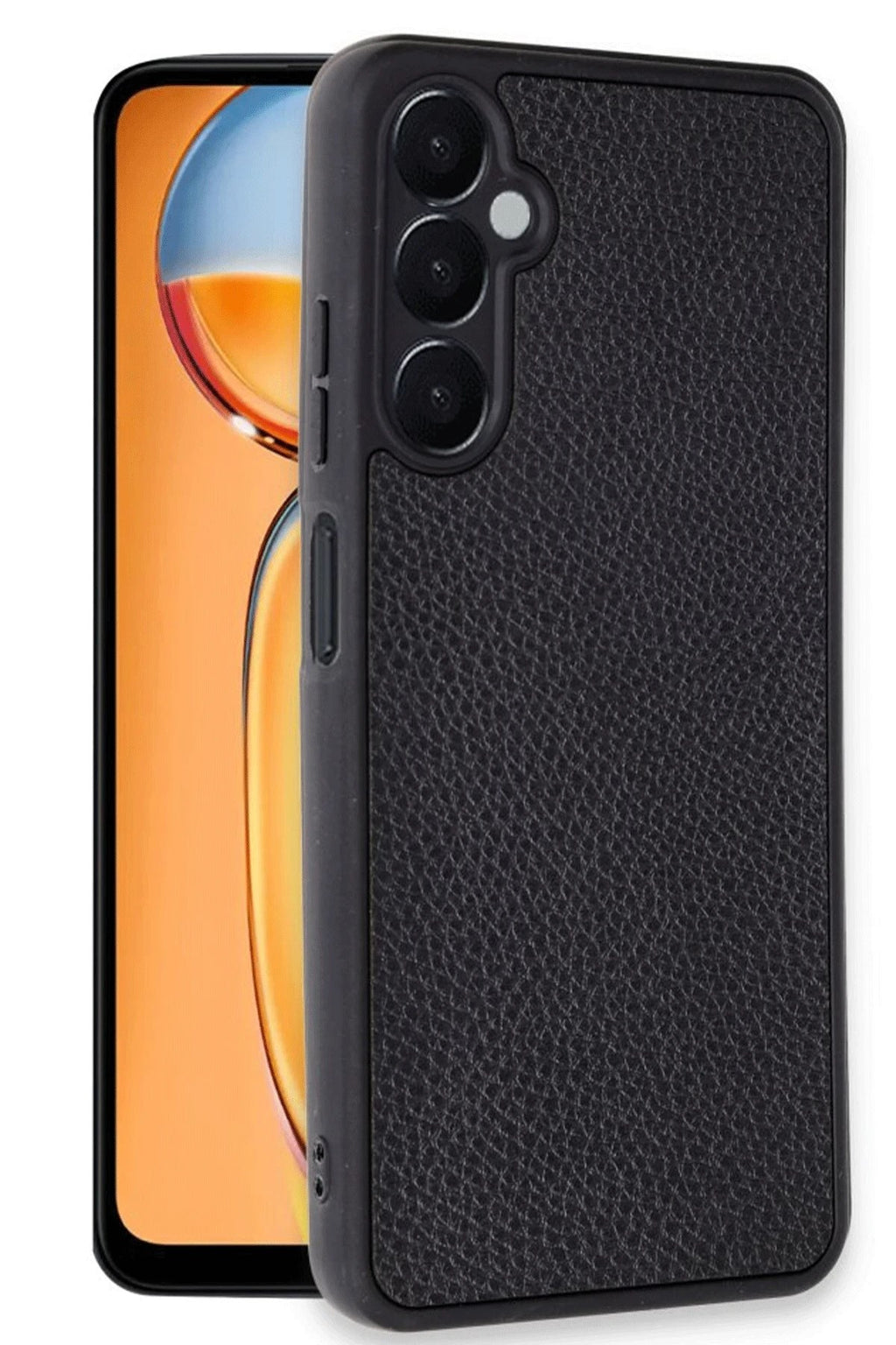 Mey İthalat® Samsung Galaxy A36 Kılıf Aras Deri Kapak - Siyah