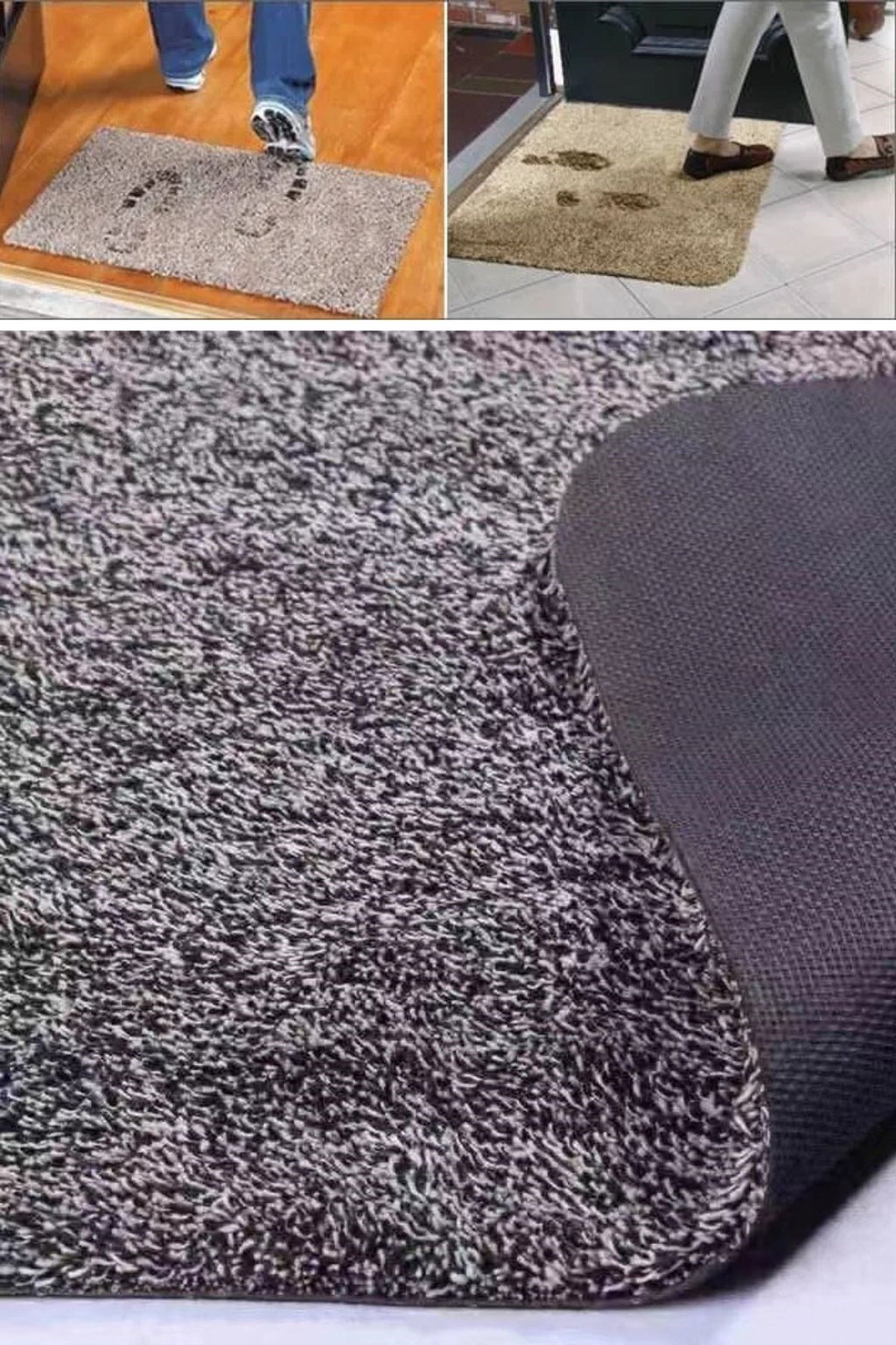Çamaşır Makinesinde Yıkanabilir Kir Toz Emici Mikrofiberli Paspas