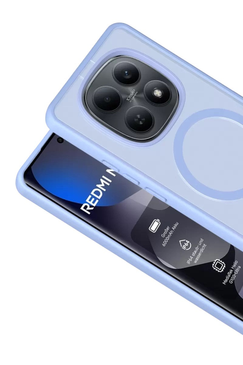 Mey İthalat® Redmi Note 15 4G Jota Magsafe Kapak - Açık Mavi