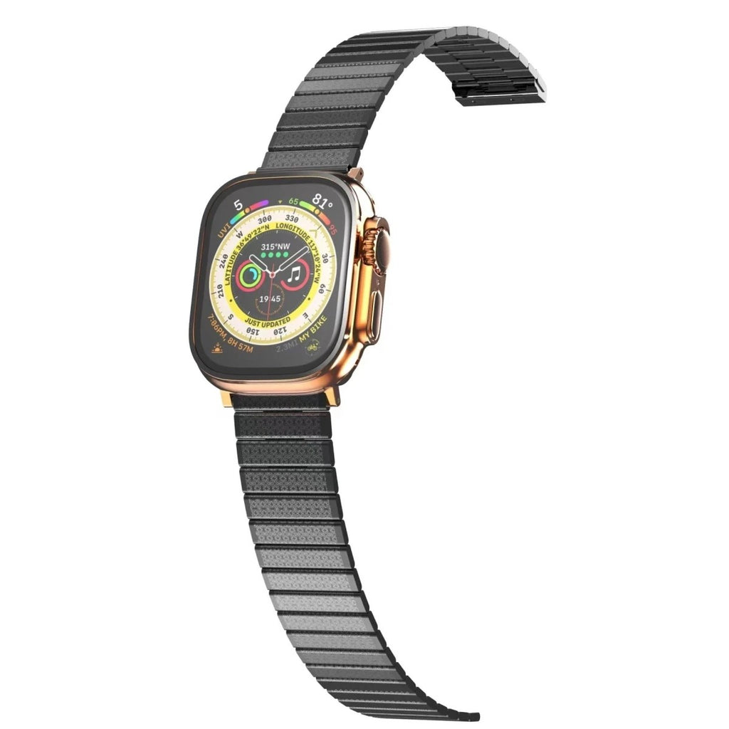 Mey İthalat® Watch 42mm Made Metal Kordon - Siyah