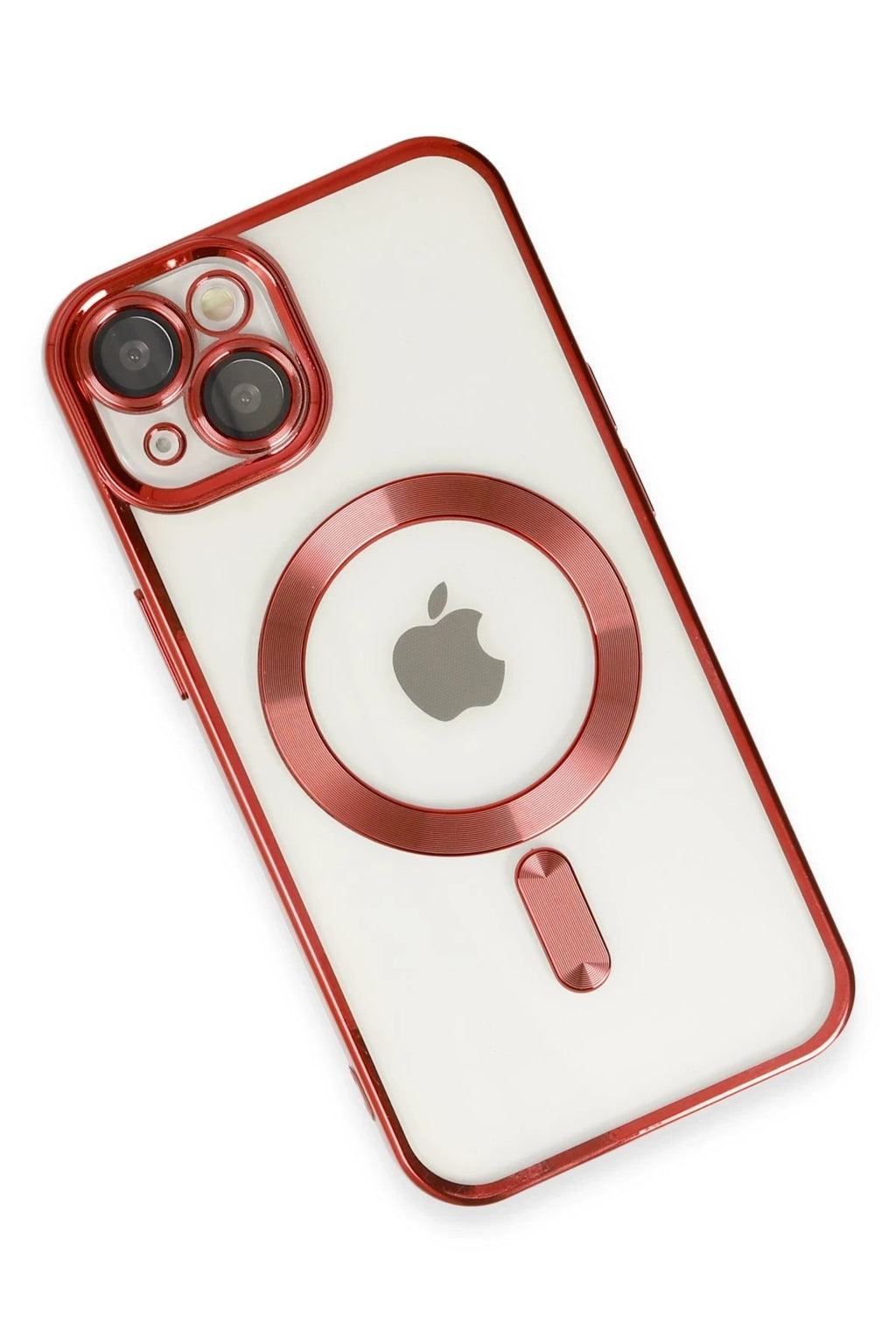 Mey İthalat® iPhone 14 Kılıf Kross Magneticsafe Kapak - Kırmızı