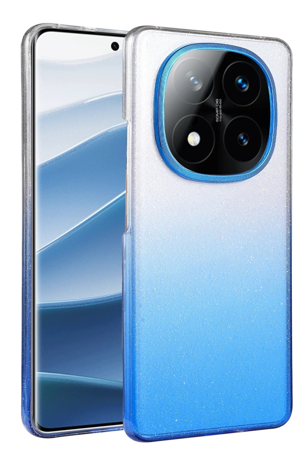 Mey İthalat® Redmi Note 14 Pro 5G Glossy Kapak - Mavi