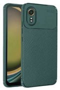 Mey İthalat® Samsung Galaxy XCover 7 Kılıf Auto Focus Karbon Kapak - Yeşil