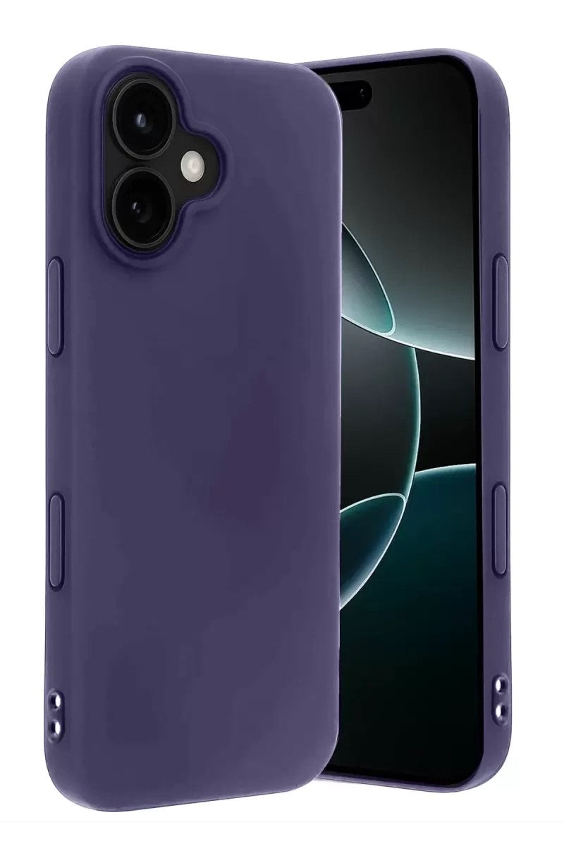 Mey İthalat® iPhone 17 First Silikon - Mürdüm