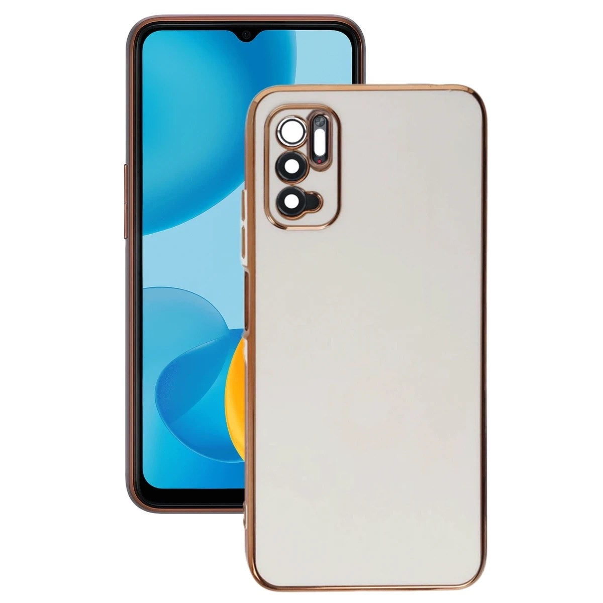 Mey İthalat® Redmi Note 11 SE Kılıf Volet Silikon - Beyaz