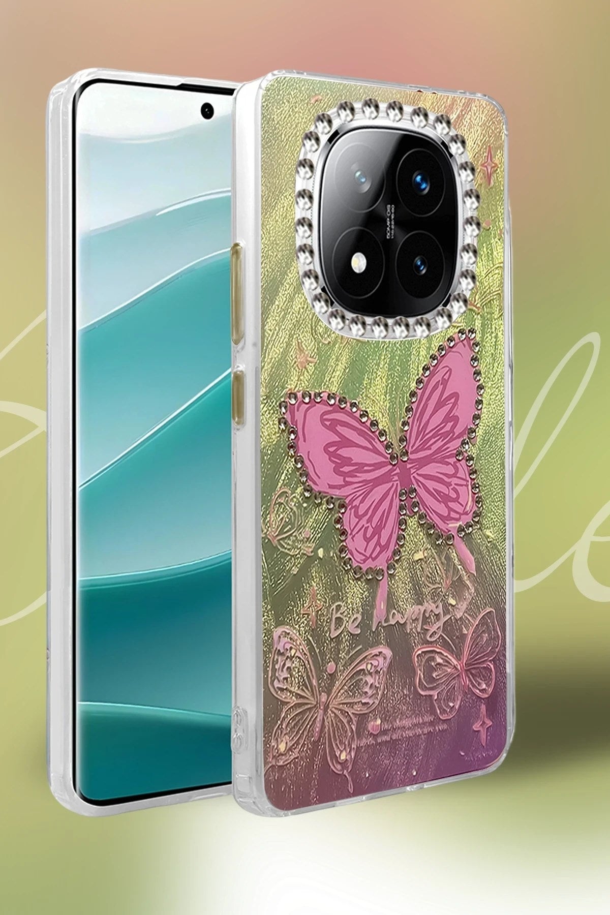 Mey İthalat® Redmi Note 14 Pro 4G Kılıf Blade Aynalı Desenli Kapak - Desen 6
