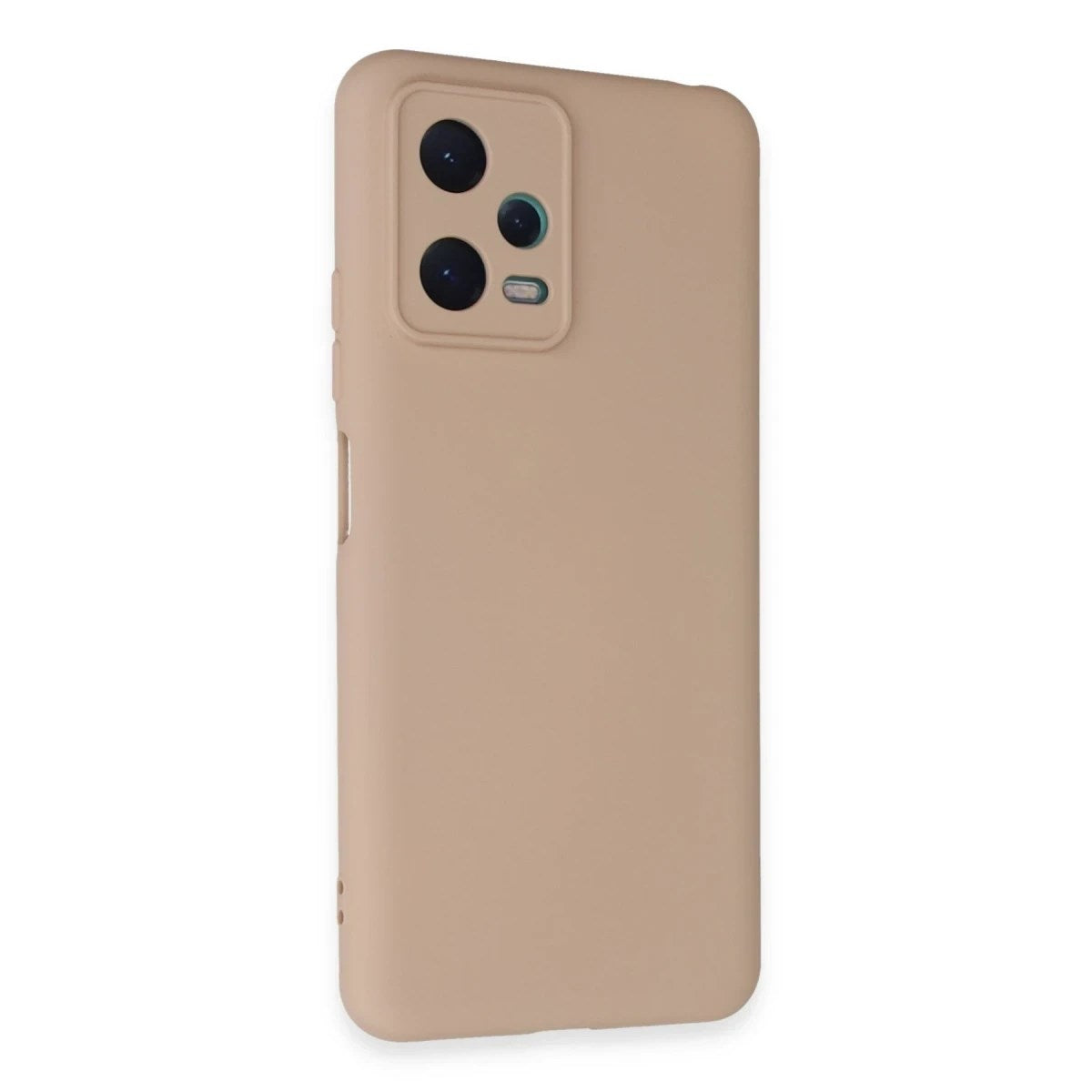 Mey İthalat® Redmi Note 12 5G Kılıf Nano içi Kadife Silikon - Pudra