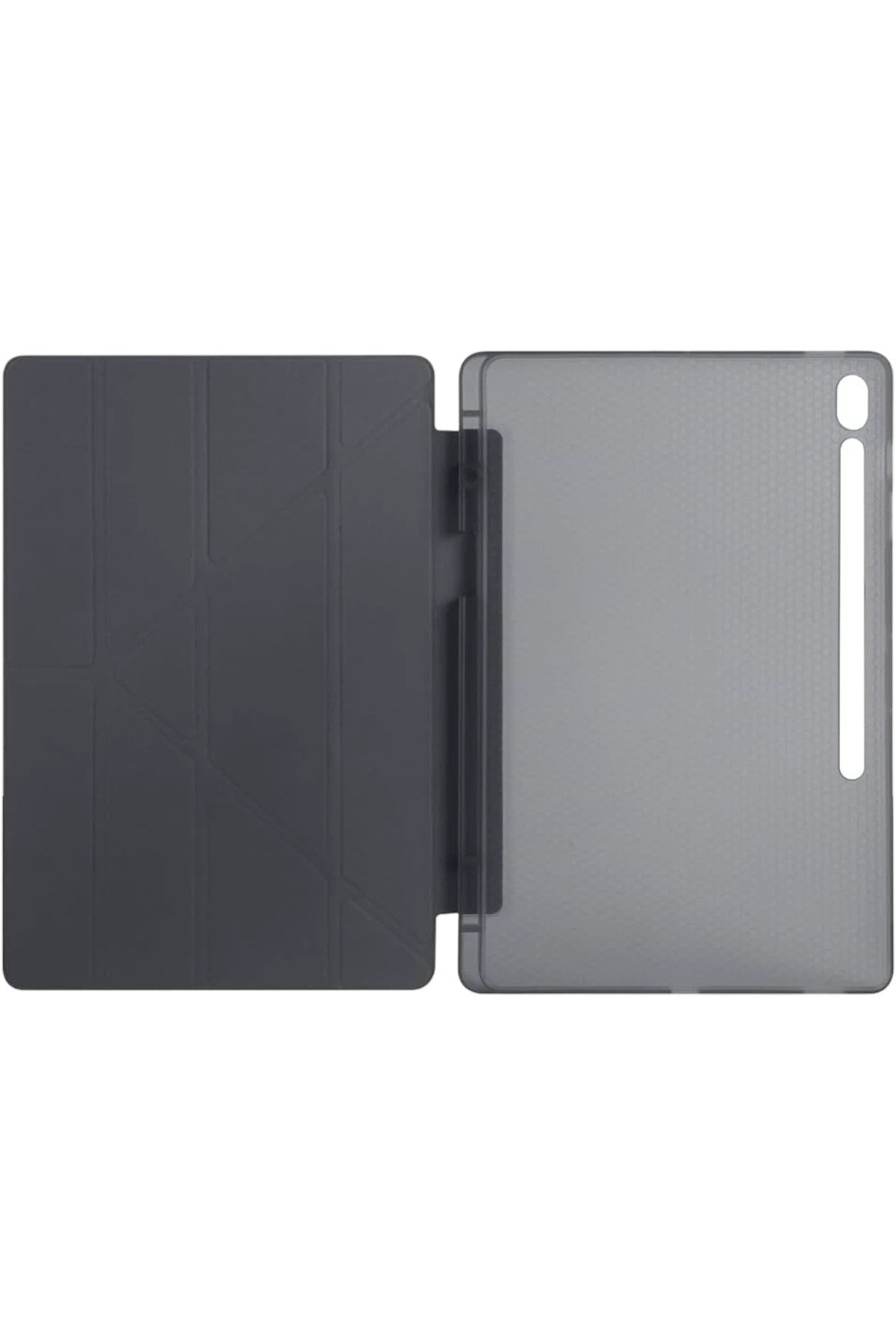 Mey İthalat® iPad Pro 11 (2024) Kılıf Kalemlikli Hugo Tablet Kılıfı - Siyah