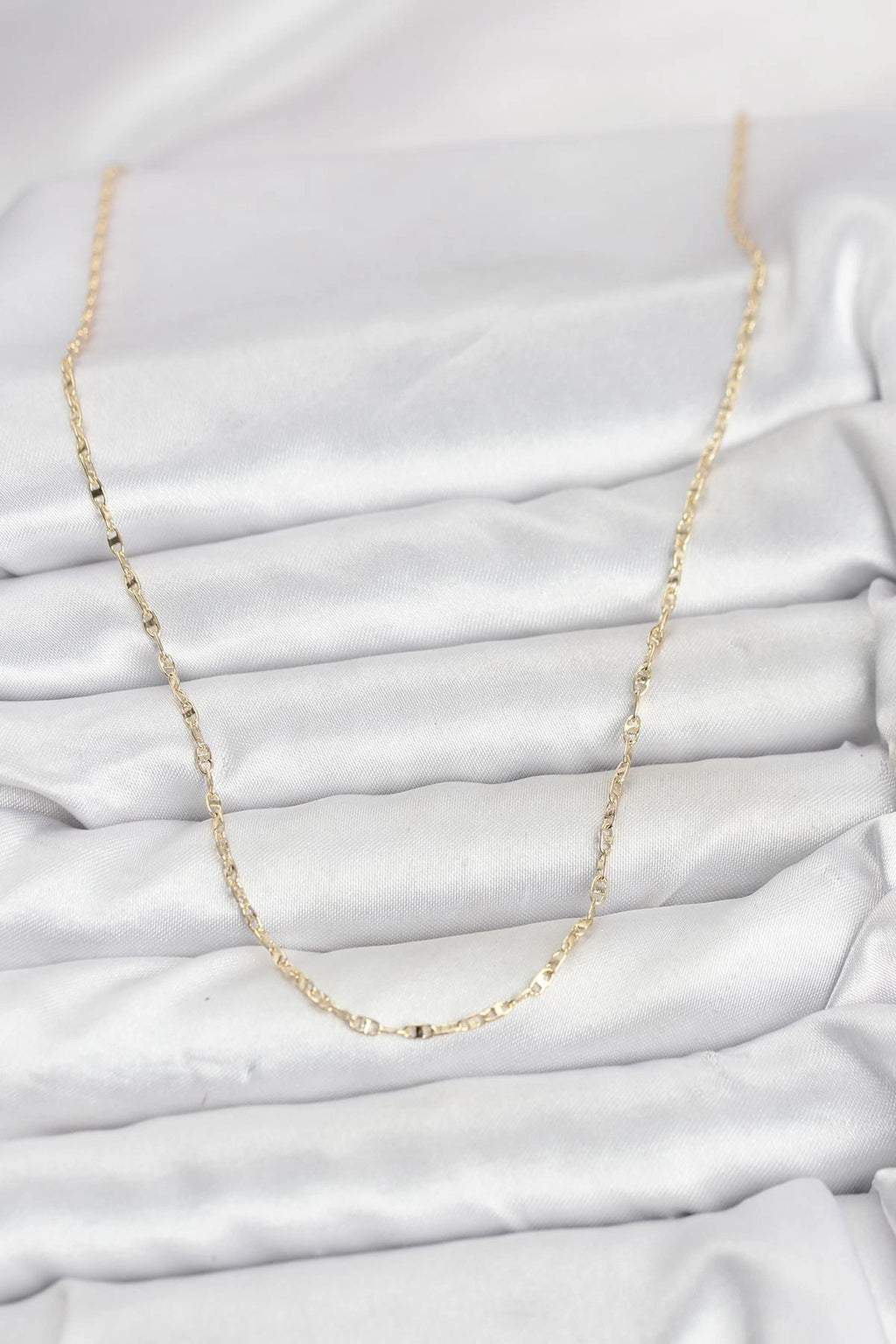 Mey İthalat® CM 14K Gold Renk Gemici Zincir Model 60 cm Kadın Kolye