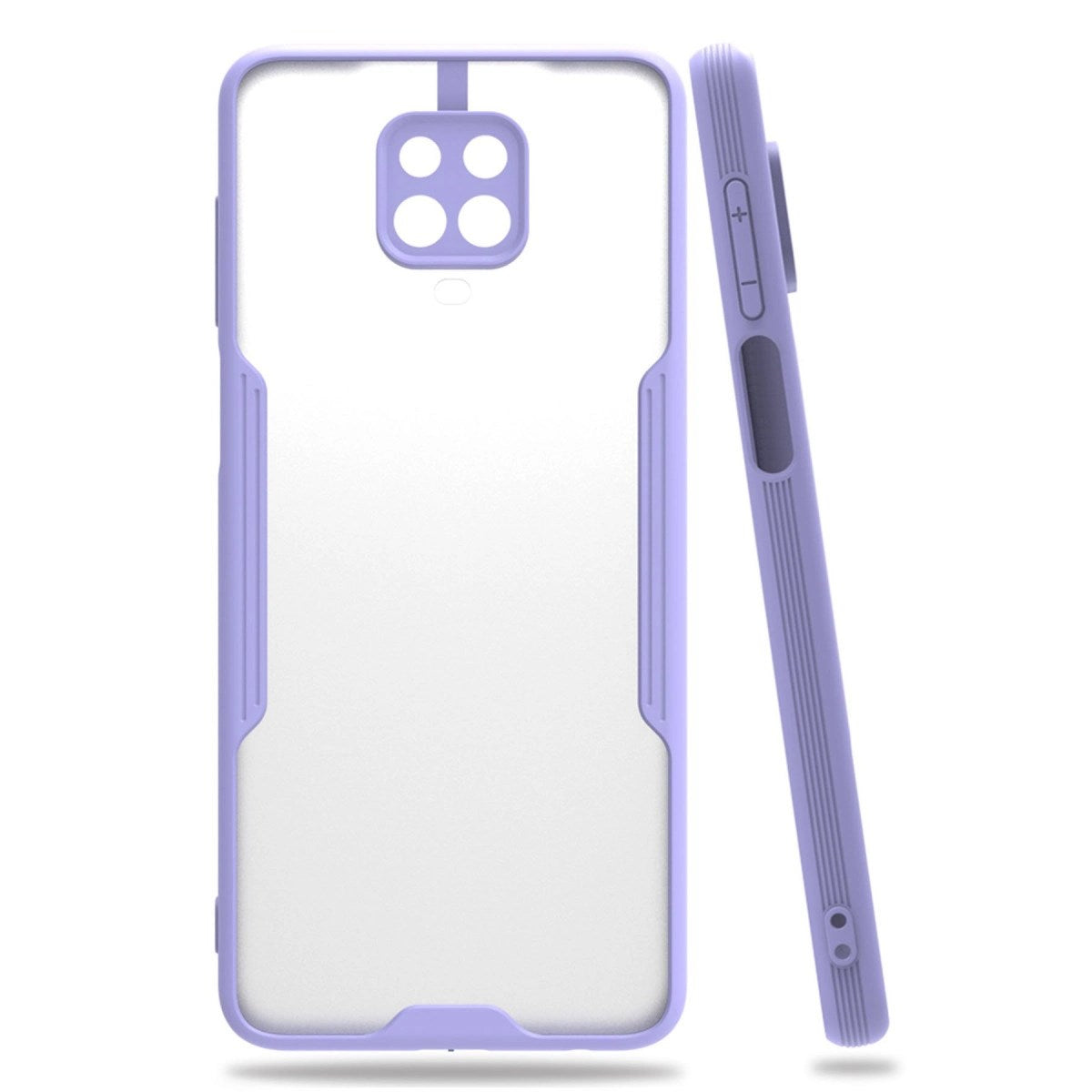 Mey İthalat® Redmi Note 9S Kılıf Platin Silikon - Lila
