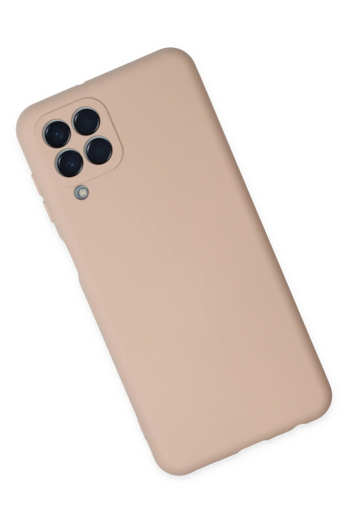 Mey İthalat® Samsung Galaxy M33 Kılıf Nano içi Kadife Silikon - Pudra