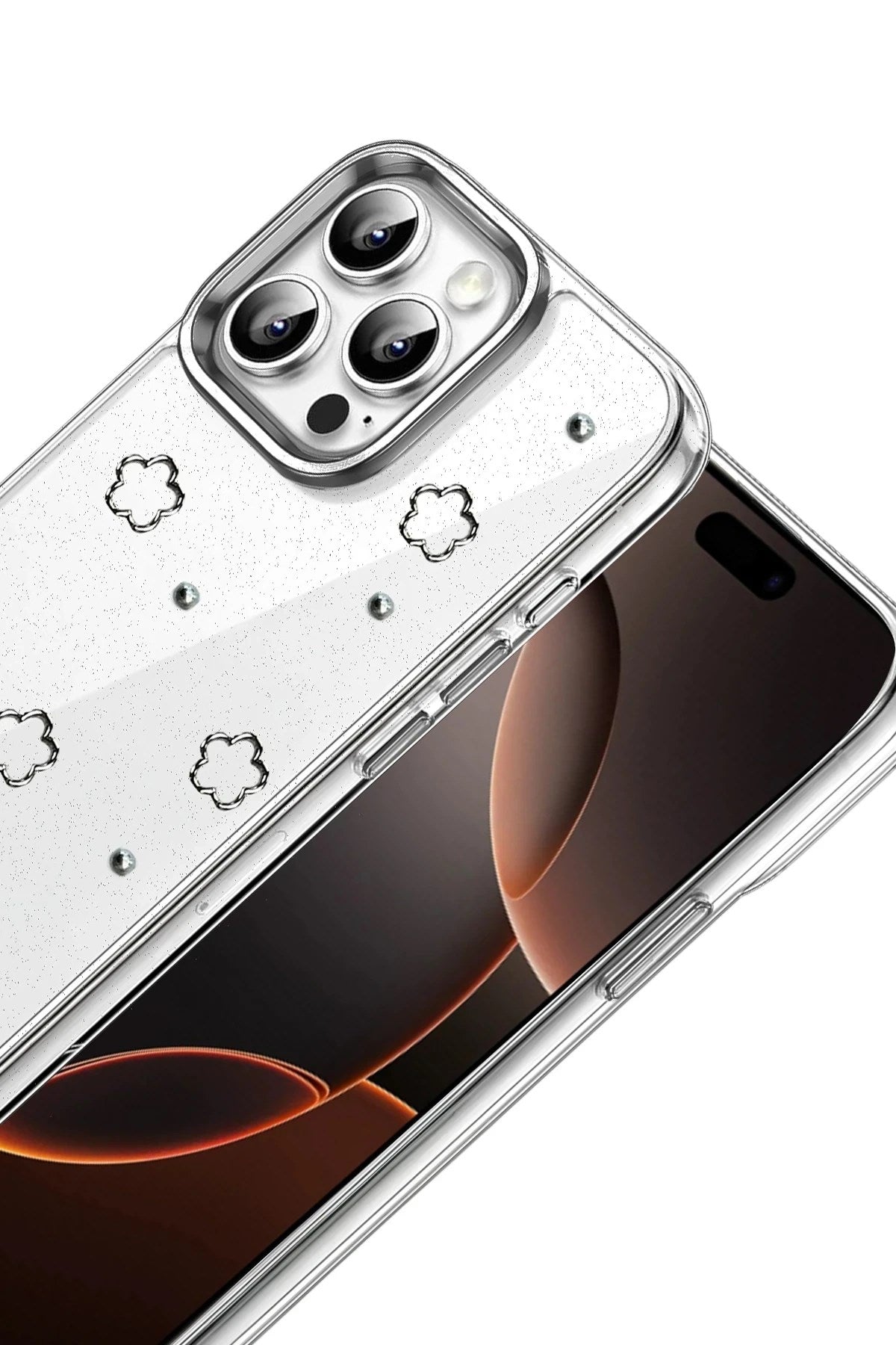 Mey İthalat® iPhone 14 Pro Max Fiyonk Desenli Kapak - Desen 2