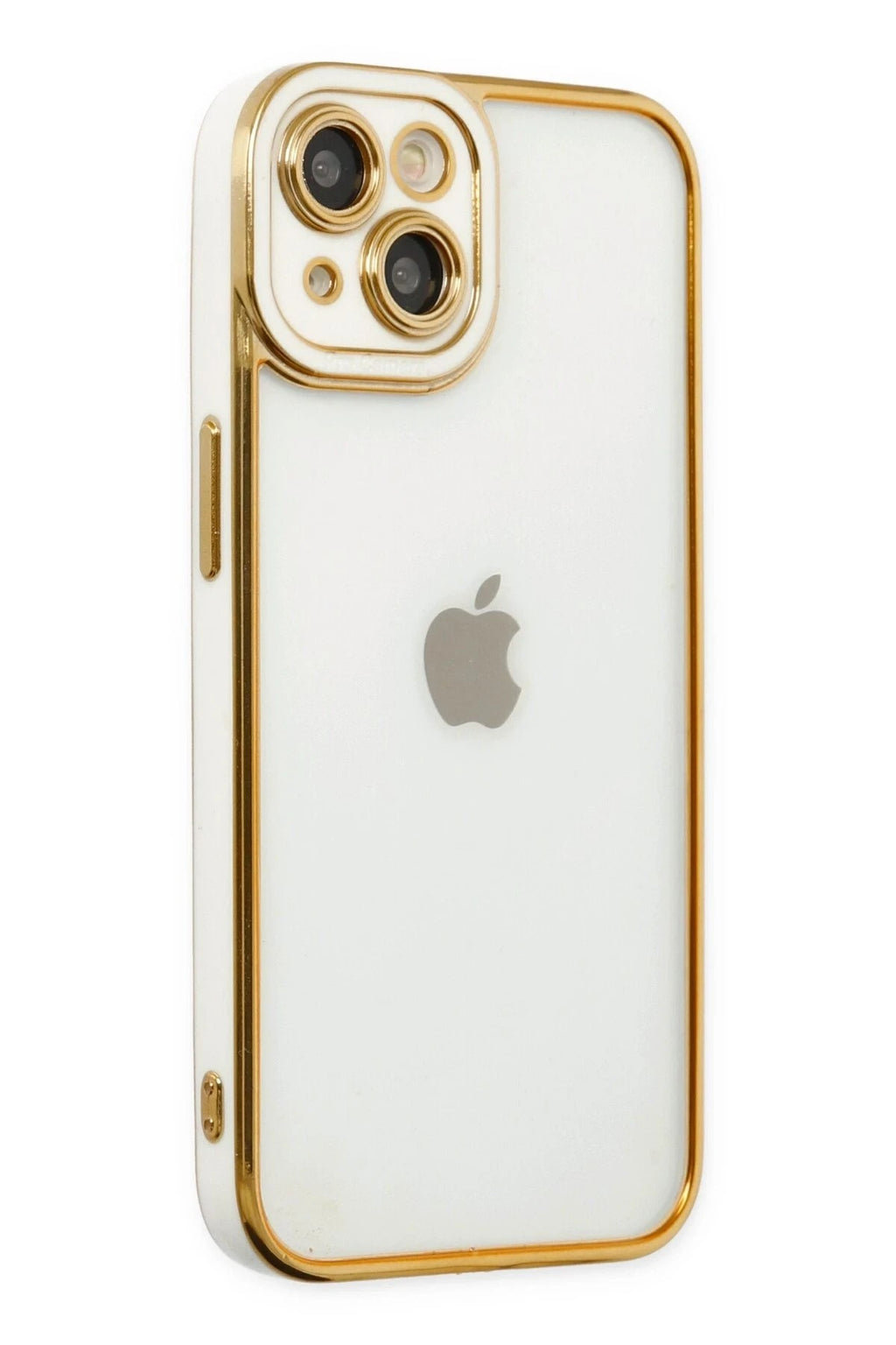Mey İthalat® iPhone 14 Plus Kılıf Liva Lens Silikon - Beyaz