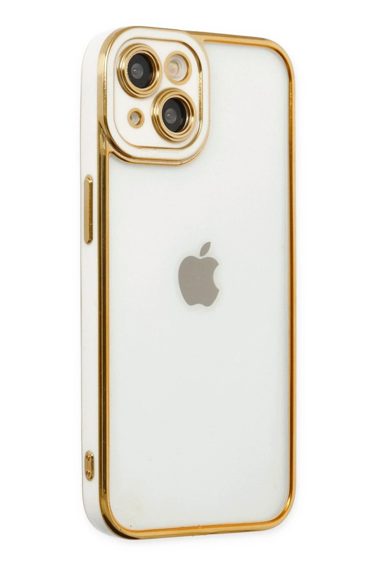 Mey İthalat® iPhone 14 Plus Kılıf Liva Lens Silikon - Beyaz