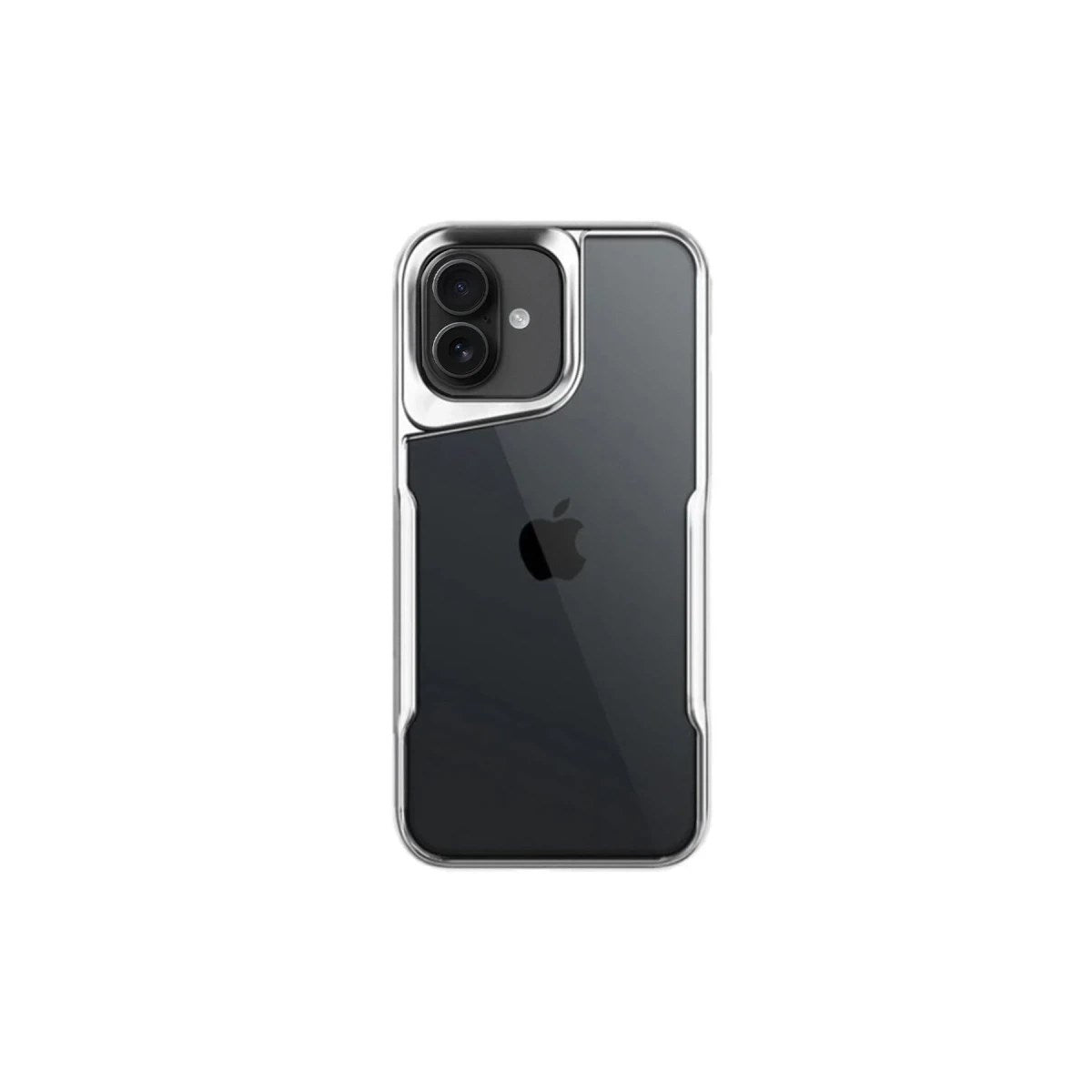 Mey İthalat® iPhone 16 Plus Kılıf Boyi Silikon Kapak - Gümüş