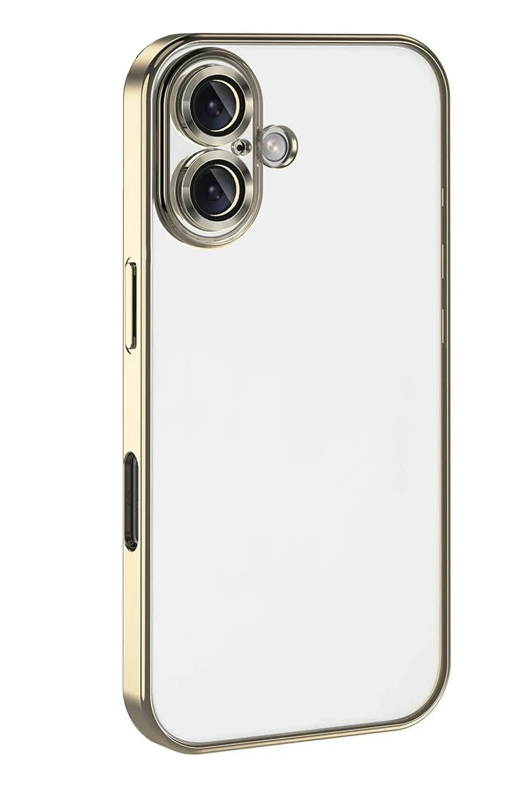 Mey İthalat® iPhone 17 Lensli Silikon - Gold