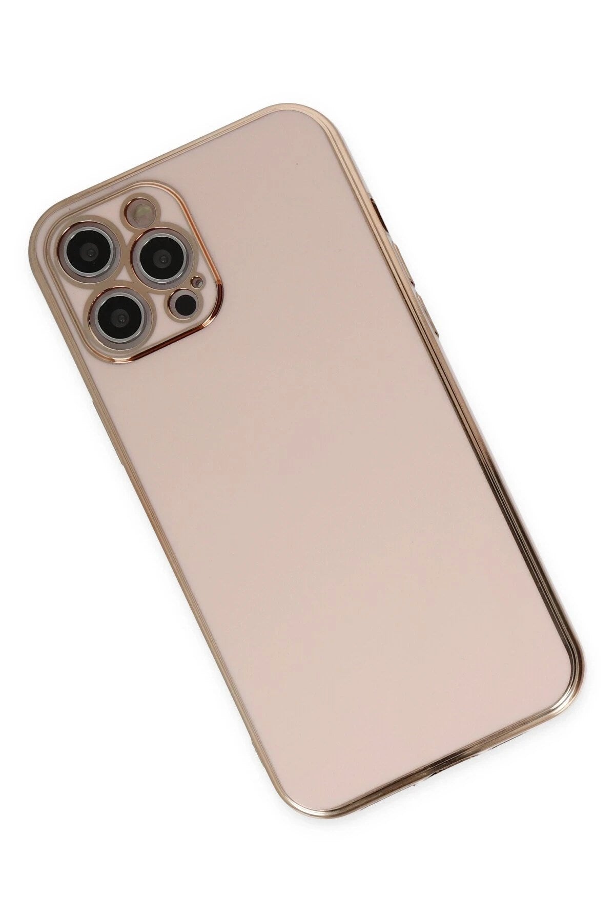 Mey İthalat® iPhone 12 Pro Max Kılıf Volet Silikon - Pembe