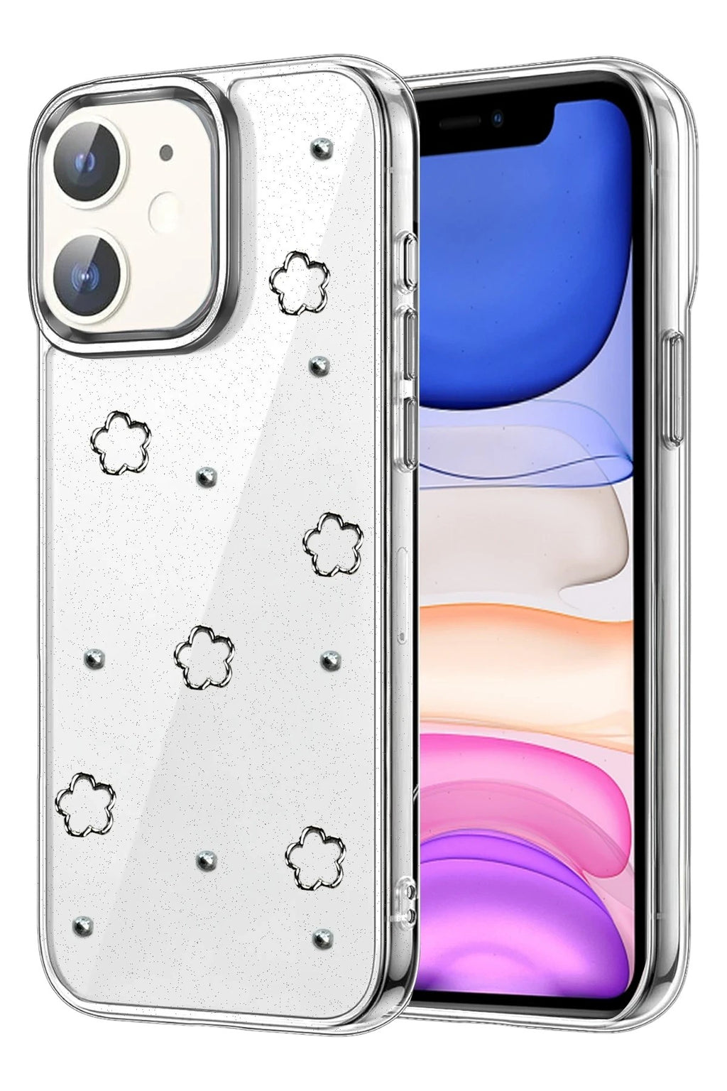 Mey İthalat® iPhone 12 Fiyonk Desenli Kapak - Desen 2