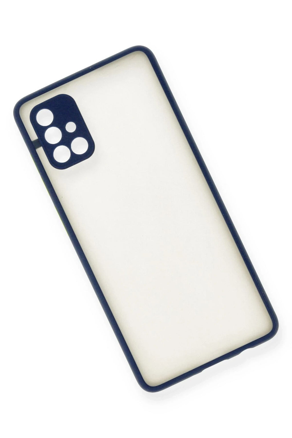 Mey İthalat® Samsung Galaxy A71 Kılıf Montreal Silikon Kapak - Lacivert