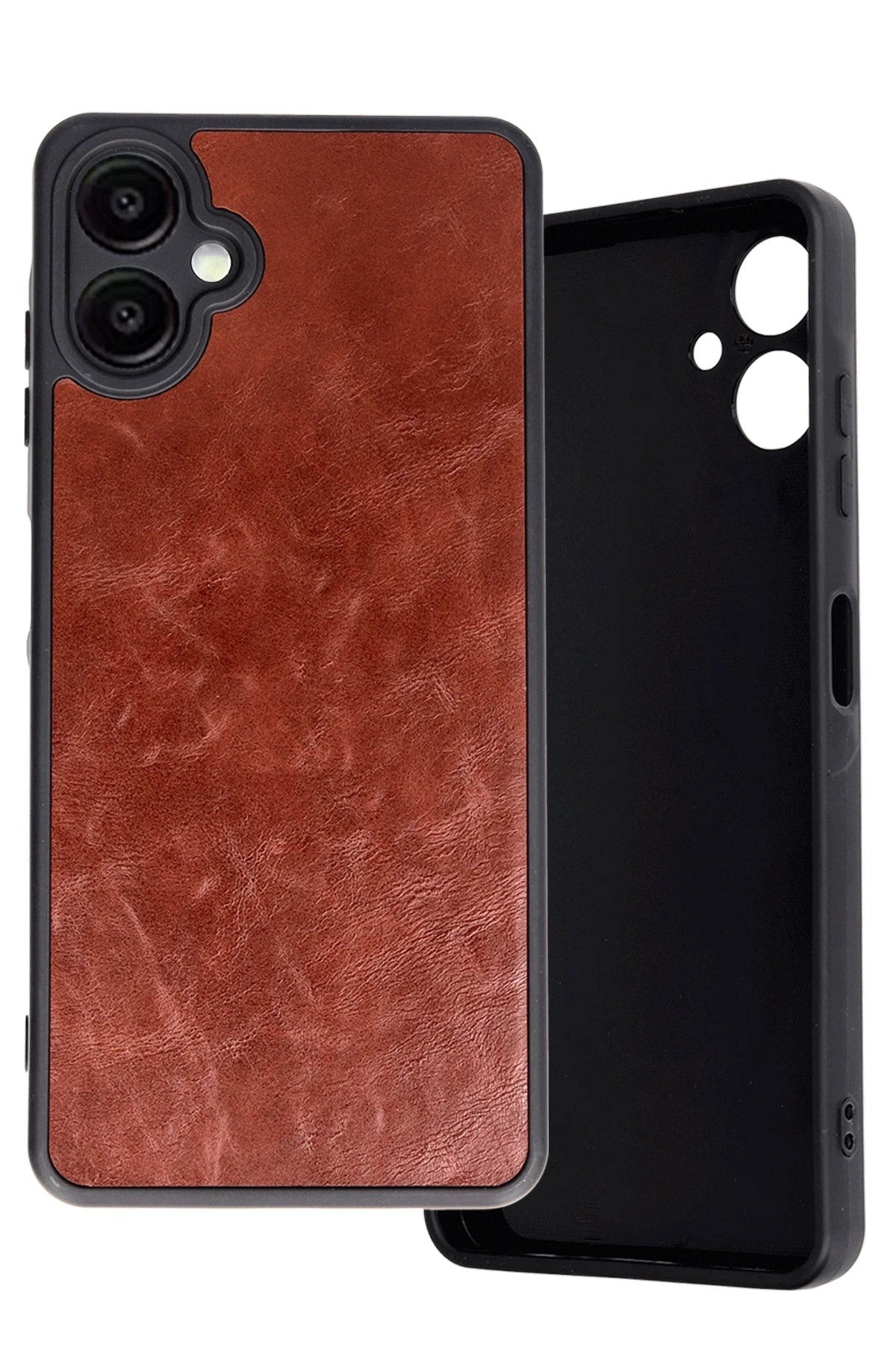 Mey İthalat® Samsung Galaxy A06 Kılıf Aras Deri Kapak - Bordo