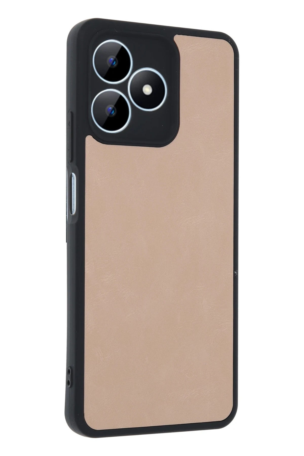 Mey İthalat® Realme Note 50 4G Kılıf Aras Deri Kapak - Pudra