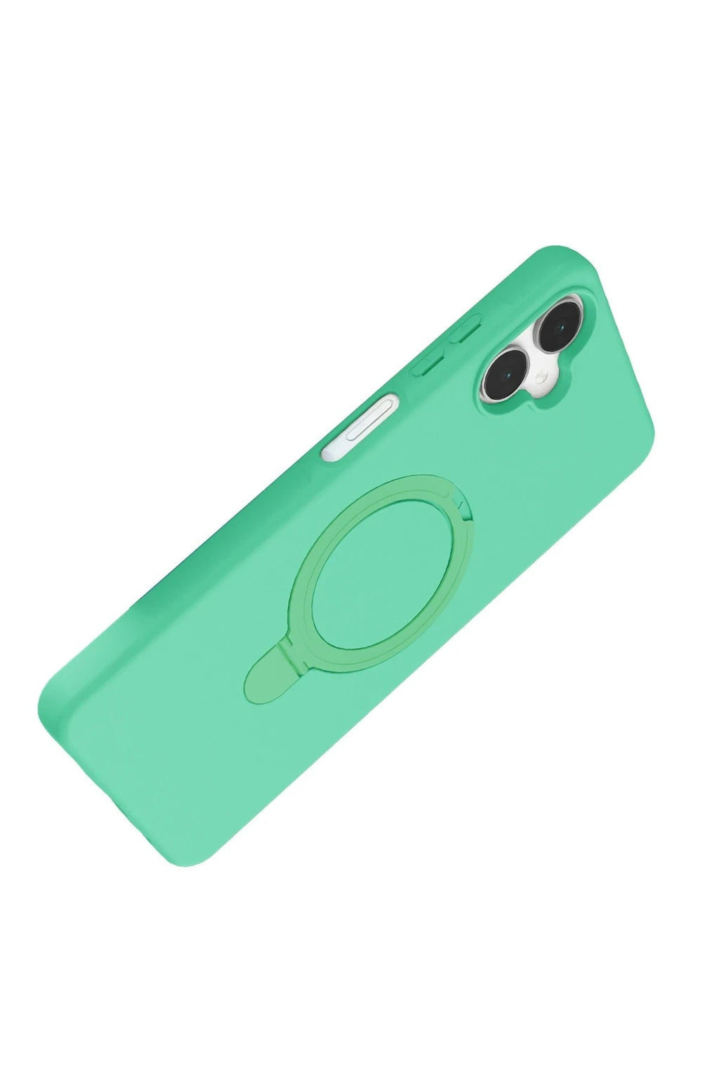 Mey İthalat® Samsung Galaxy A06 Regal Magsafe Standlı Kapak - Yeşil