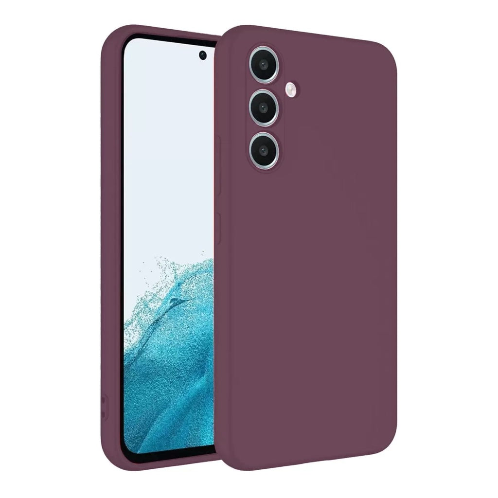 Mey İthalat® Samsung Galaxy A16 5G Kılıf First Silikon - Mürdüm