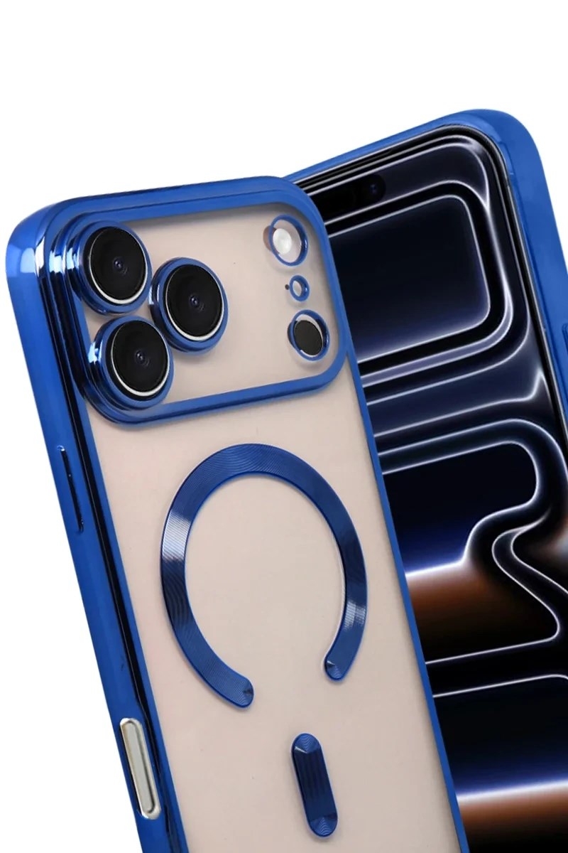 Mey İthalat® iPhone 17 Pro Max Kross Magneticsafe Kapak - Lacivert