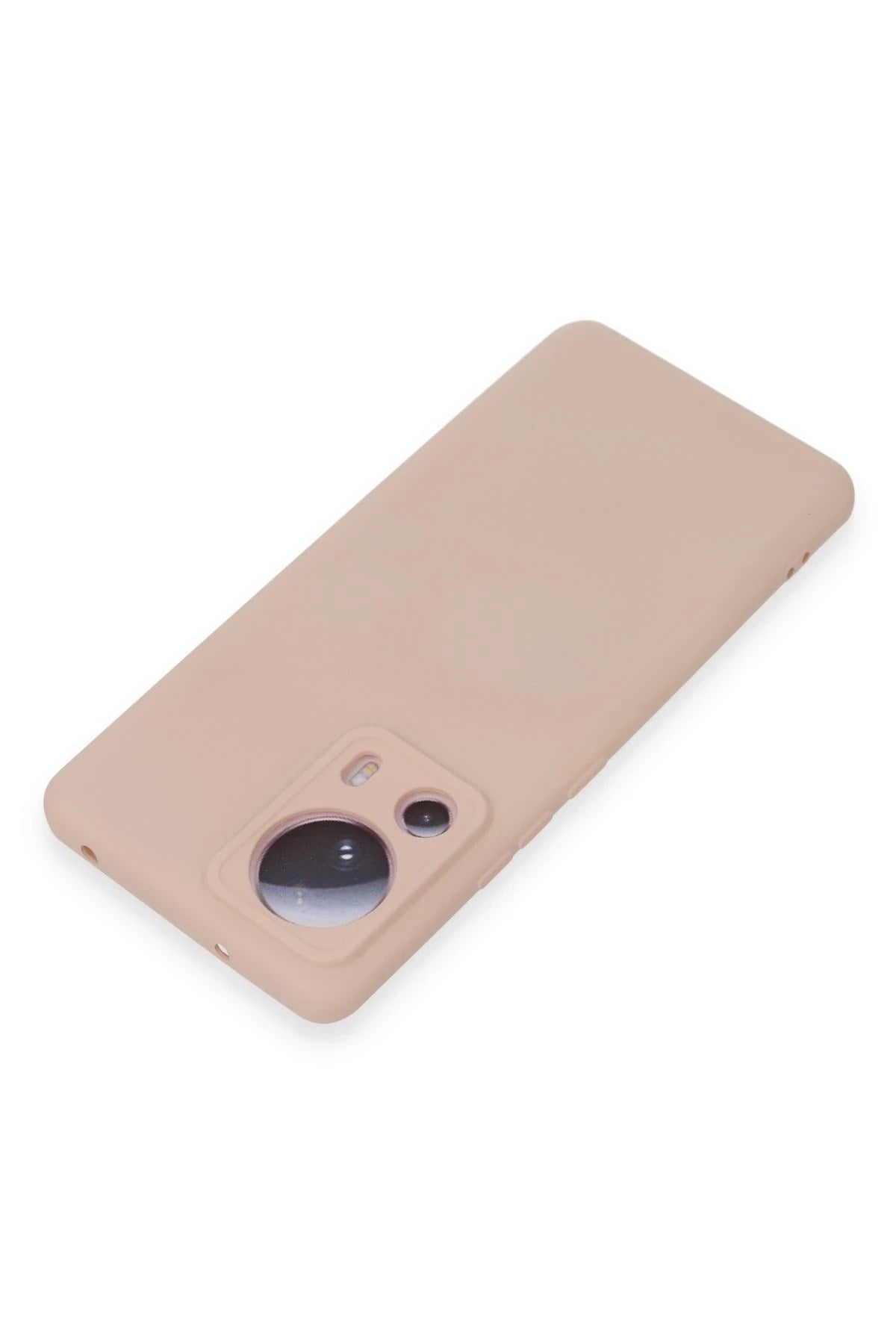 Mey İthalat® Mi 13 Lite Kılıf Nano içi Kadife Silikon - Pudra