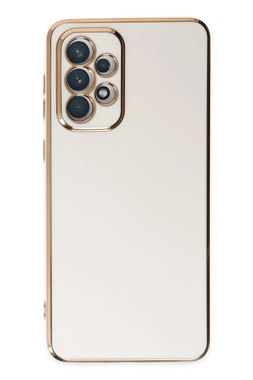 Mey İthalat® Samsung Galaxy A73 5G Kılıf Volet Silikon - Beyaz