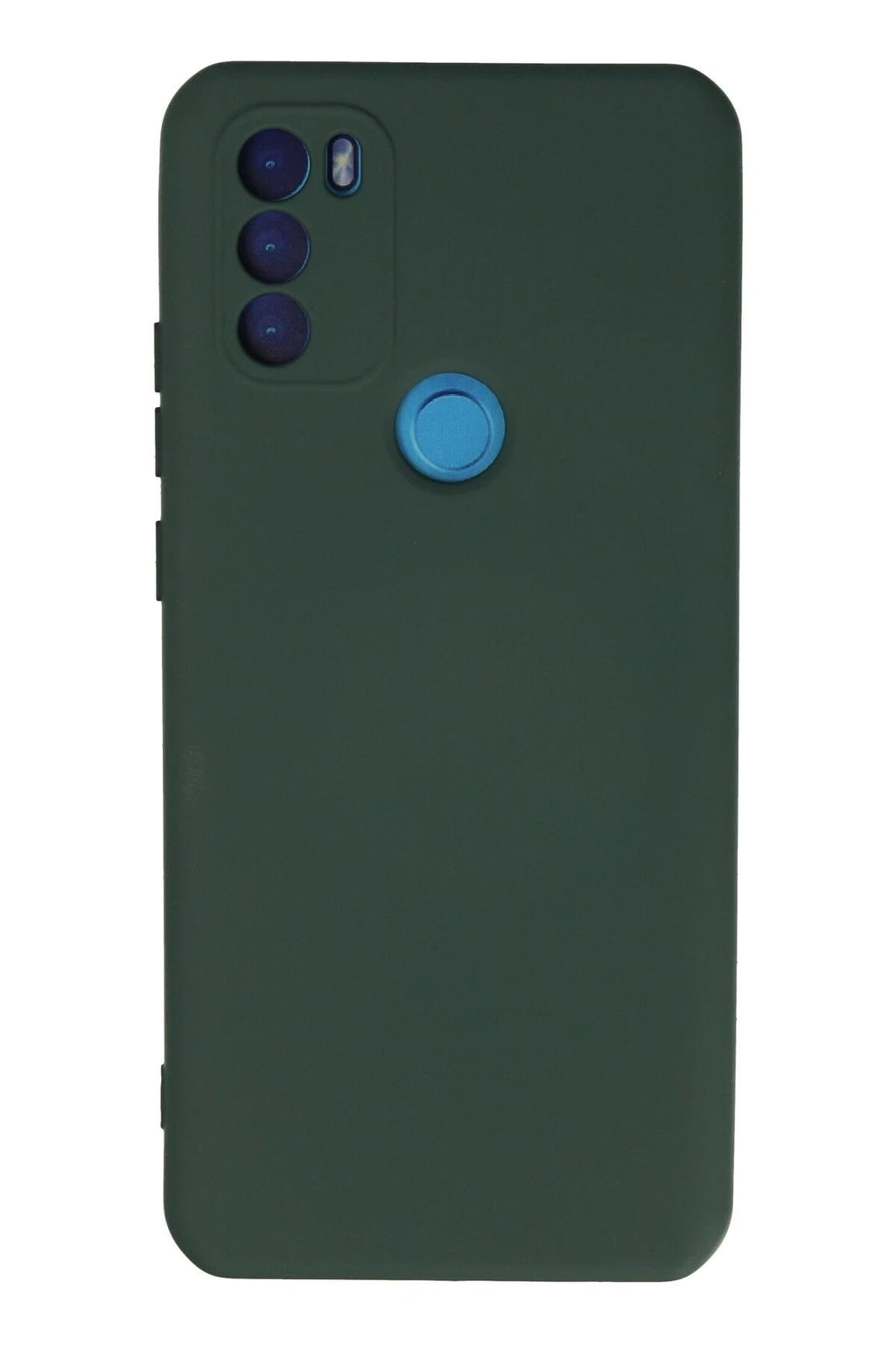 Mey İthalat® General Mobile GM 21 Plus Kılıf Nano içi Kadife Silikon - Koyu Yeşil